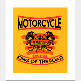 motorcycle Posters and Art